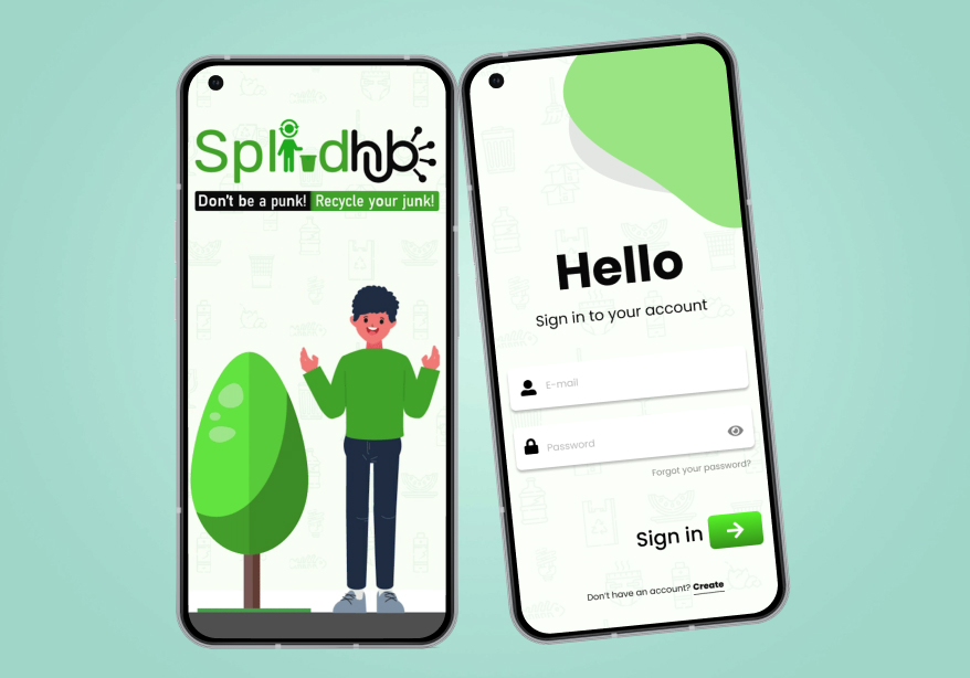 Blue digital watch on a dark liver background.